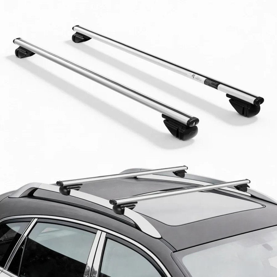 VEVOR Cargo Cross Bars – 75 kg Load, Lockable, Aluminum
