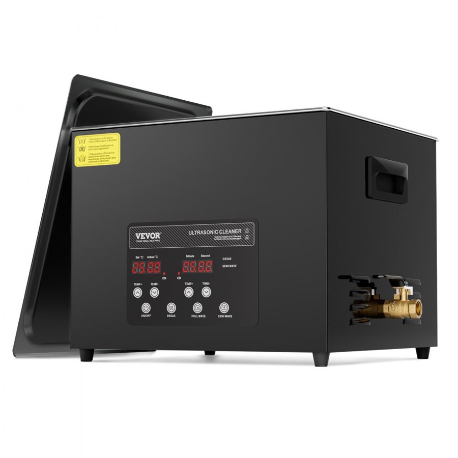 VEVOR Industrial Ultrasonic Cleaning Machine – 15L, 360W