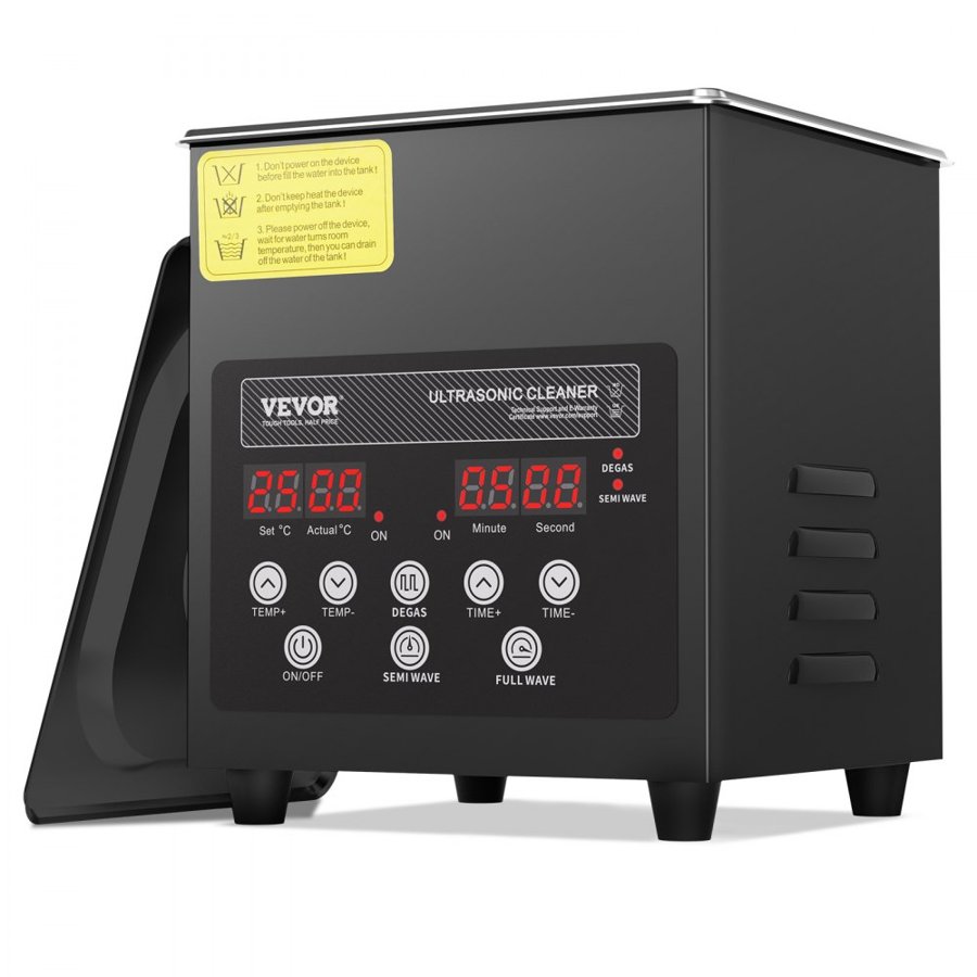 VEVOR Ultrasound Cleaning Machine – 2L, 60W, 150W Heat