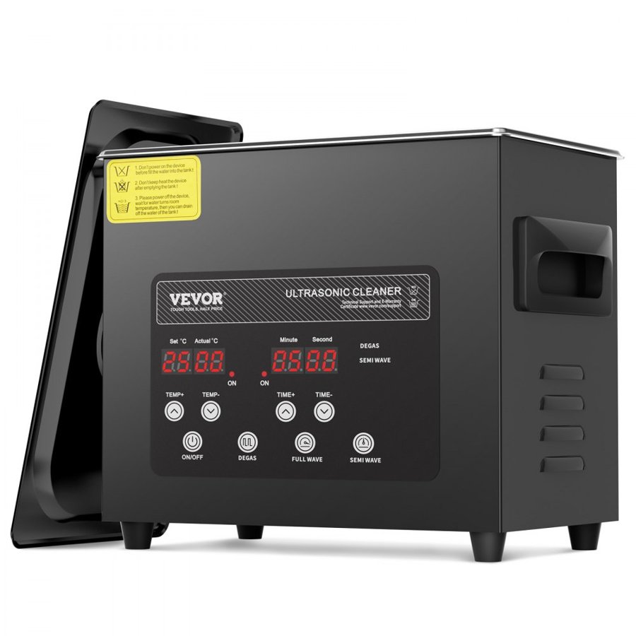 VEVOR 3 Liter Ultrasonic Cleaner – 120W, 40kHz, 300W Heater