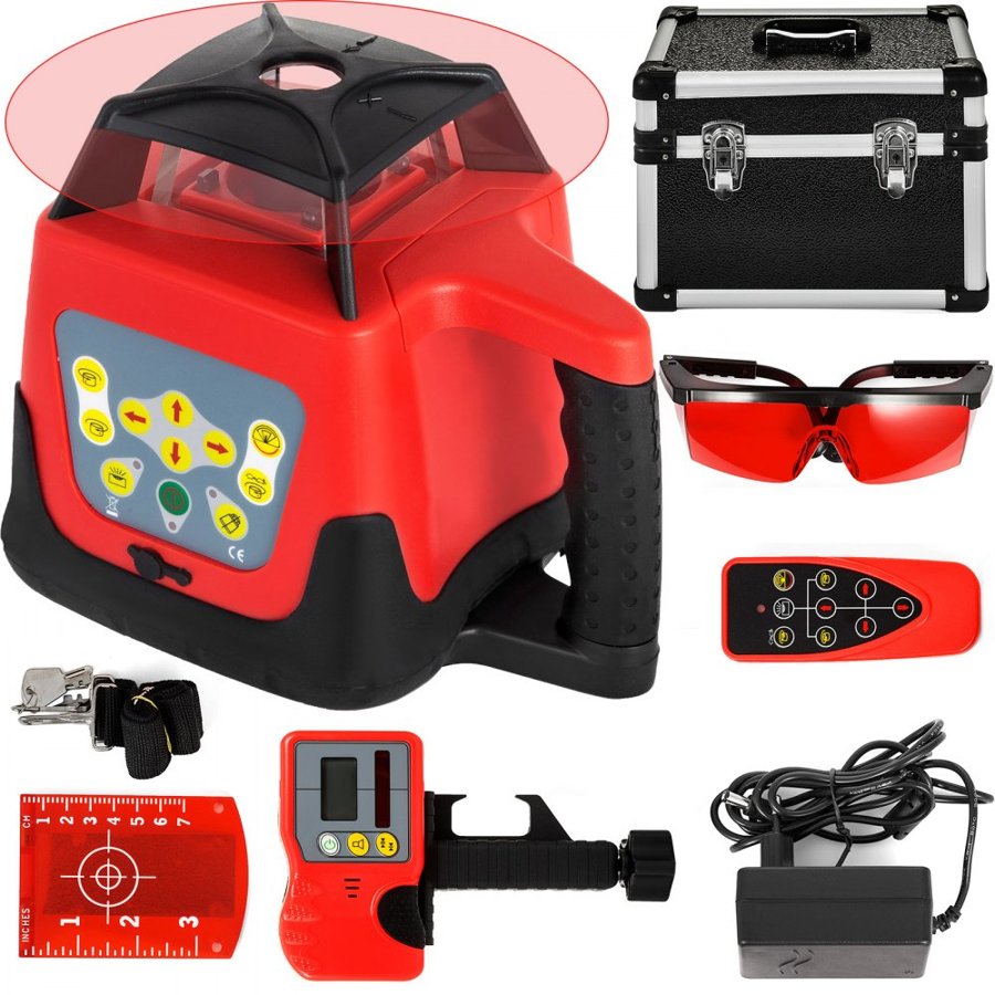 VEVOR Outdoor Laser Level – 500m Range, IP54 Rated, 360°