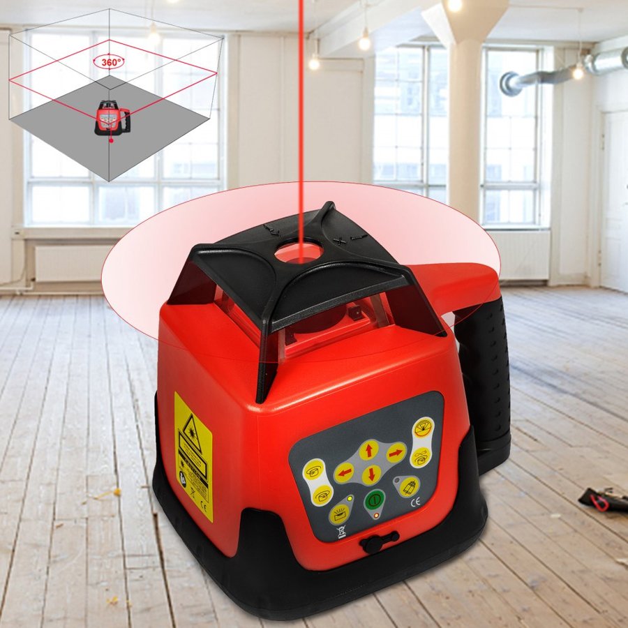 VEVOR Outdoor Laser Level – 500m Range, IP54 Rated, 360°