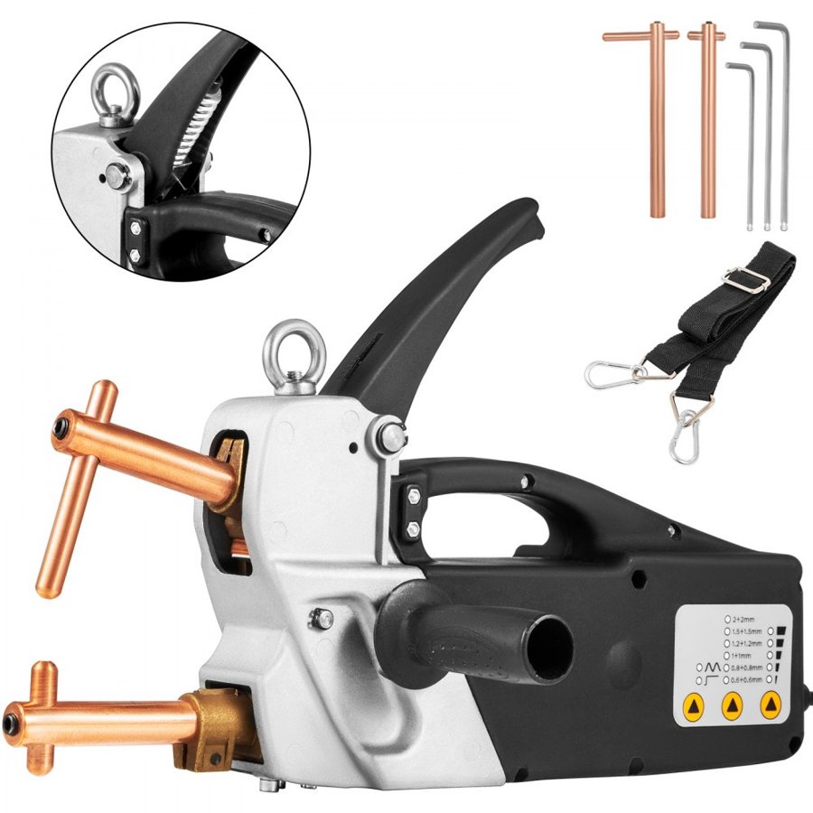 VEVOR 400V Electric Spot Welder with Portable Handgrip Max Spot Weld Thickness: 2.0 +2.0mm Spot welder spot welder machine plastic welding machine