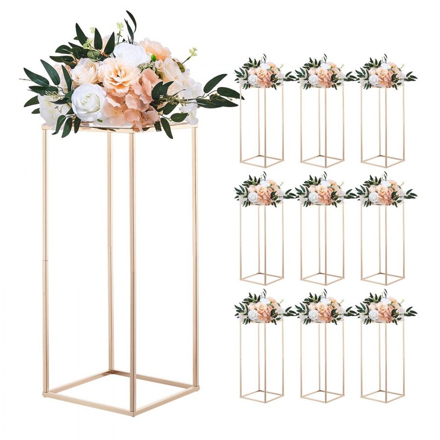 VEVOR Flower Stand Gold Wedding – 23.62", 10PCS Set