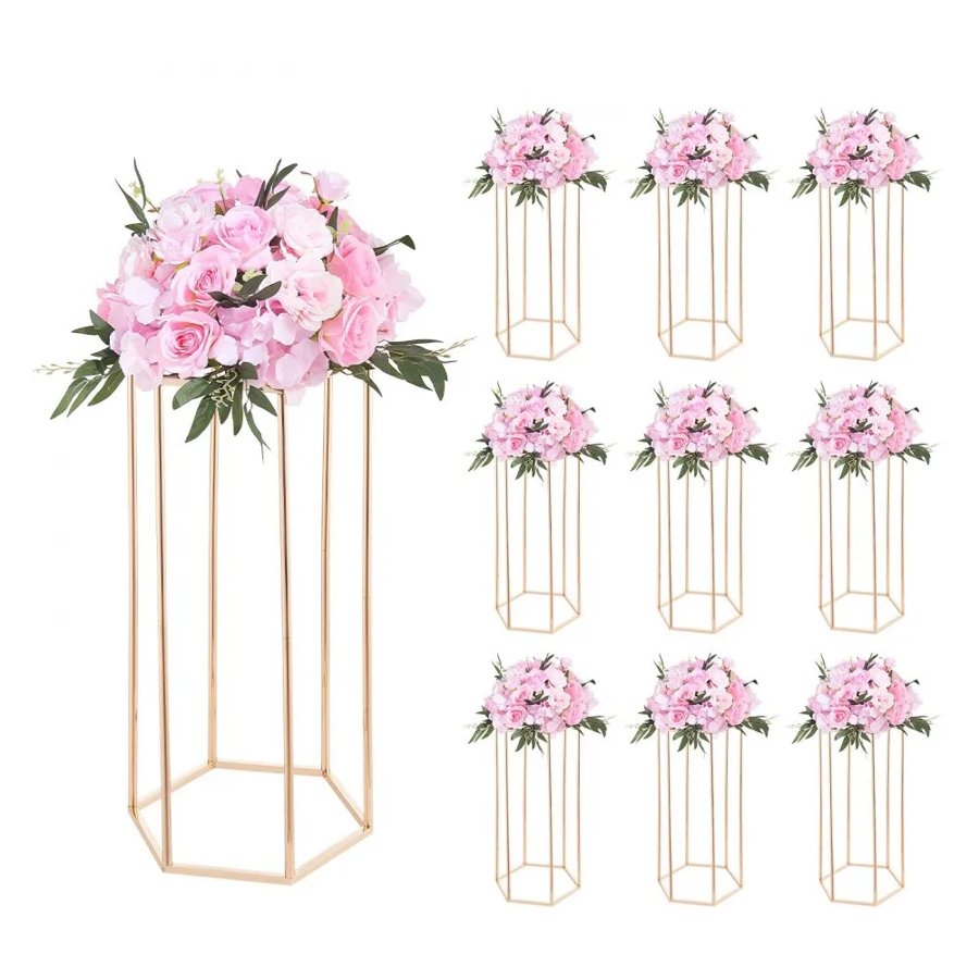 VEVOR Metal Flower Stand for Wedding – 10pcs, 33.07lbs