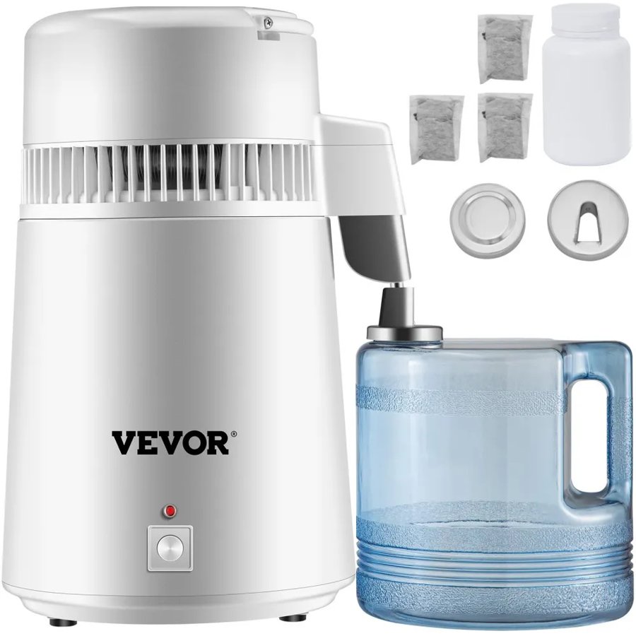 VEVOR Pure Water Distiller—4L 1L/H 220V Water Purifier