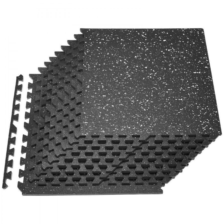 VEVOR Fitness Equipment Floor Mats – 12 PCS, 0.56 in EVA