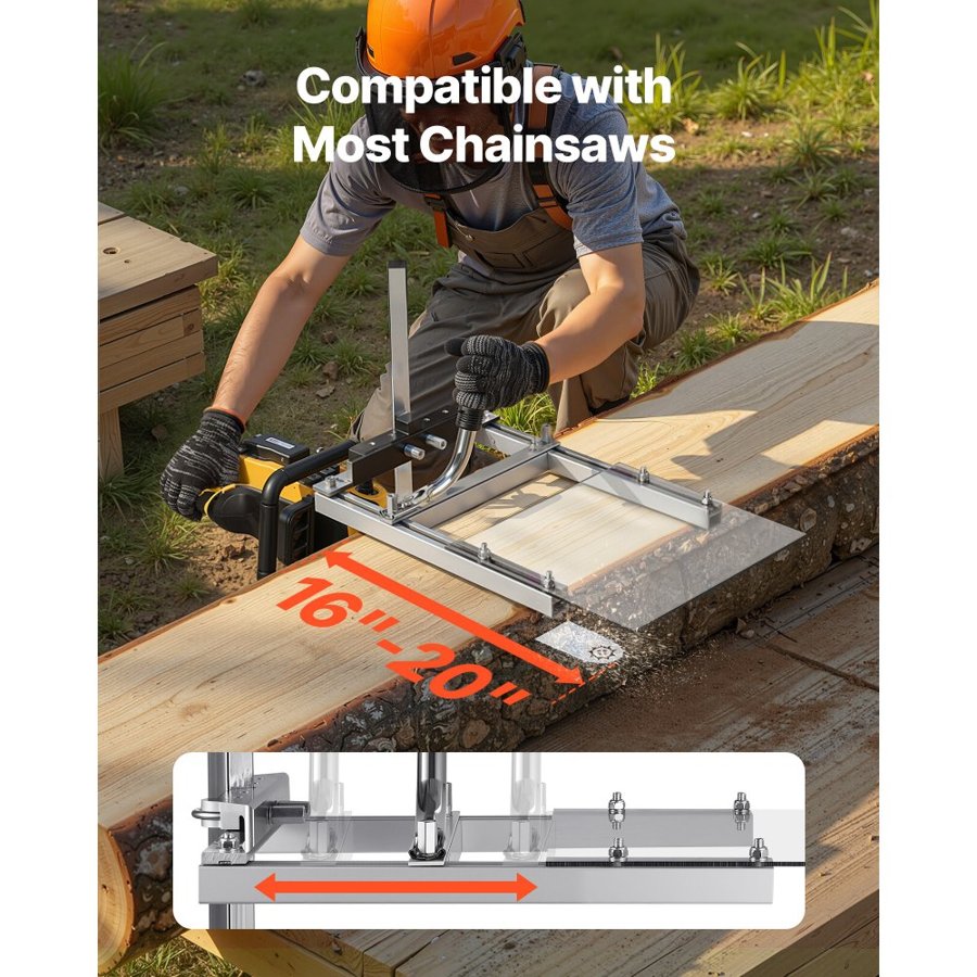 VEVOR Chainsaw Sawmill Kit – Portable 16-20 Inch, 11.81 Inch