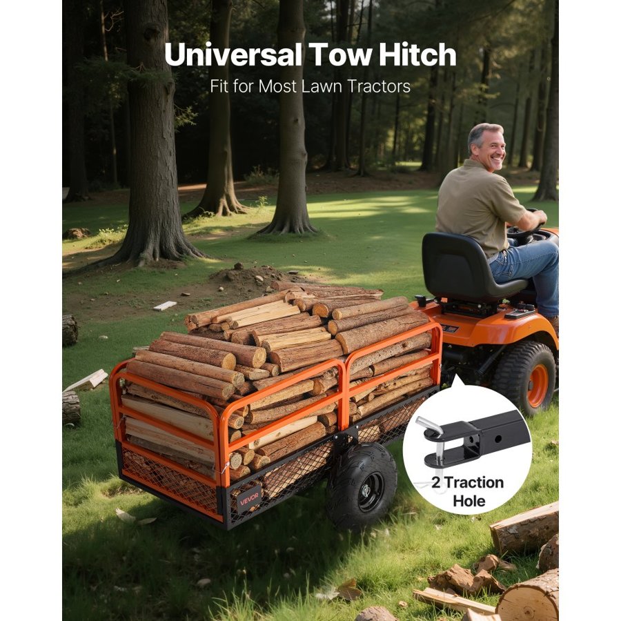 VEVOR  yard utility trailer​ — Heavy Duty Garden Dump