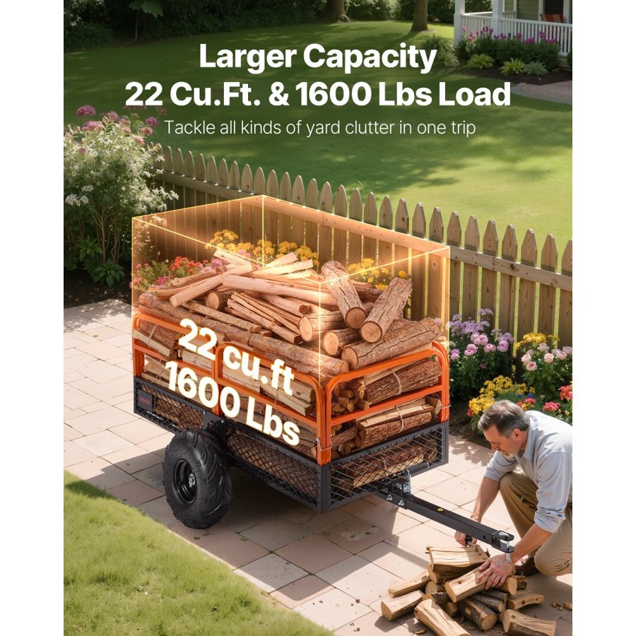 VEVOR  yard utility trailer​ — Heavy Duty Garden Dump