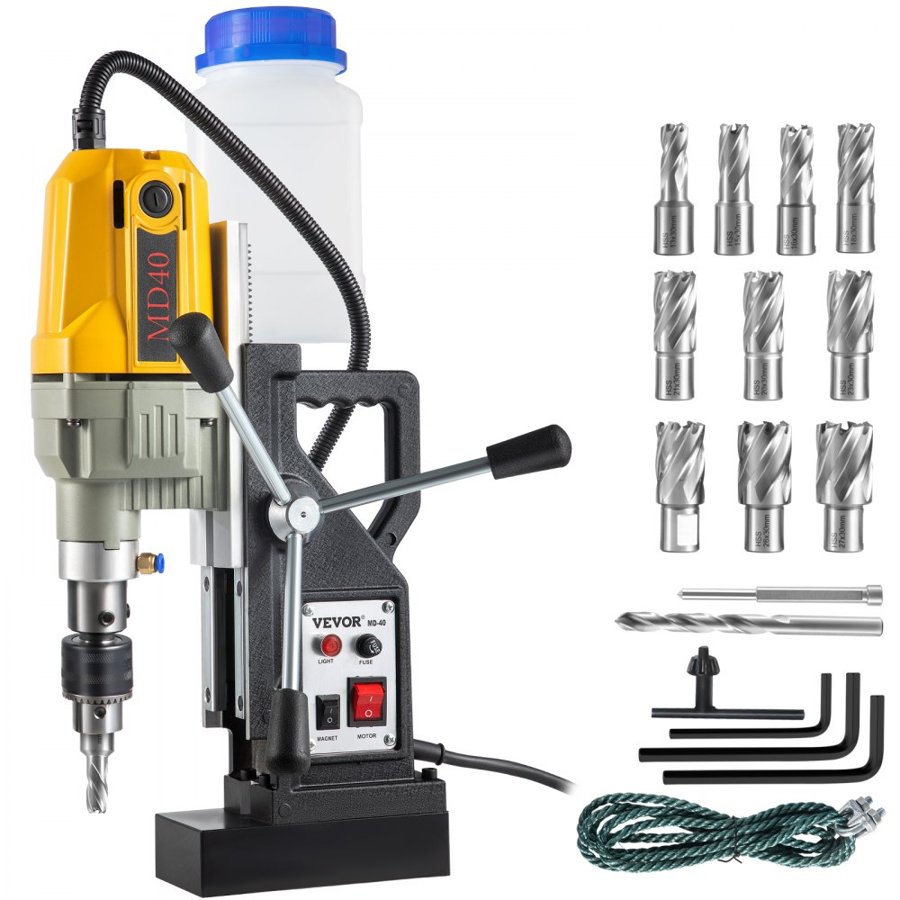 VEVOR Magnetic Drill Press with Powerful Electric Motor
