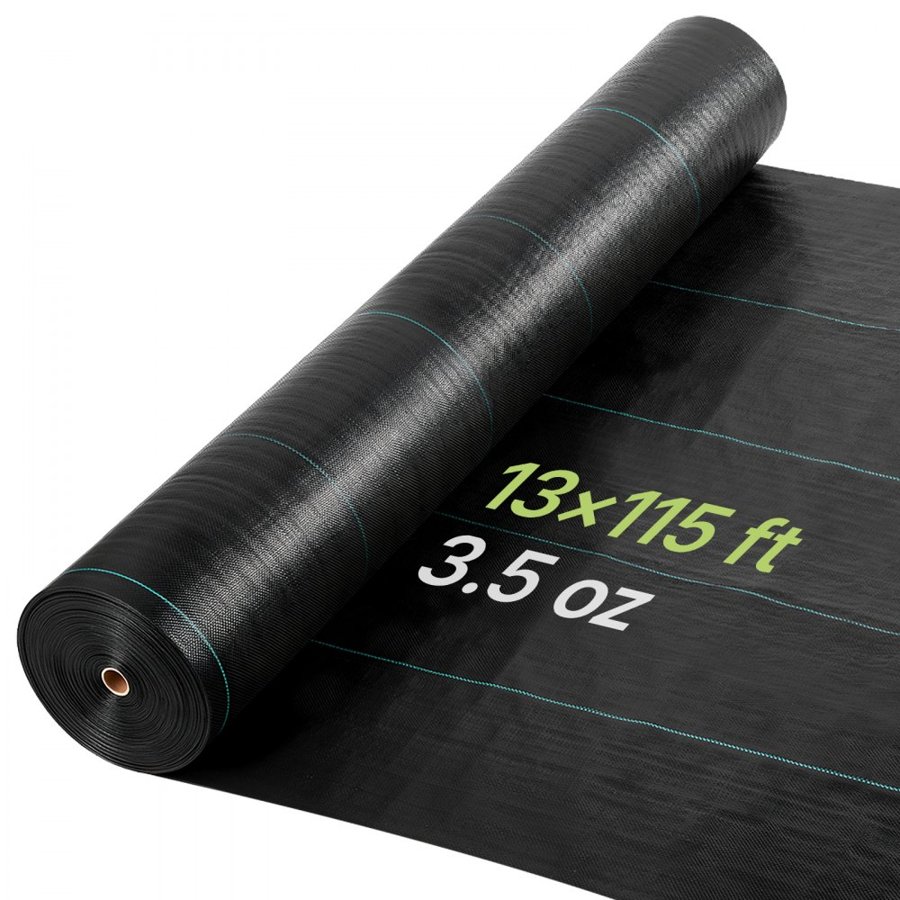 VEVOR Weed Barrier Mat –13x115FT, 3.5oz Landscape Fabric