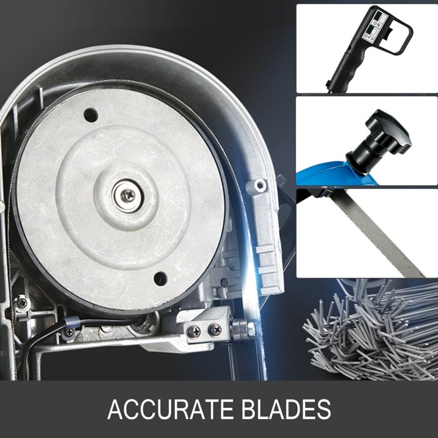 VEVOR Metal Bandsaw 1000W Vertical Metal Bandsaw 0°-45° Metal Band Saw Band Saw Metal Table Top Bandsaw Table Top Metal Band Saw 85 x 105 mm Cutting Depth for Metal for Cutting Wood Metal Glass Fiber Plastic