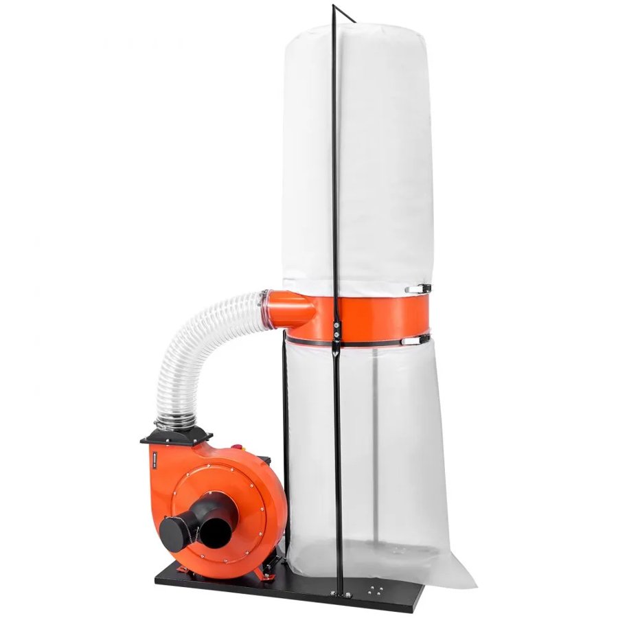 VEVOR Vortex Cone Dust Collector – 1100 CFM, 1.5HP, 159L