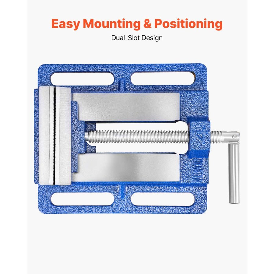 VEVOR Drill Press Vise – 4" Jaw, 7 kN Max Clamping Force