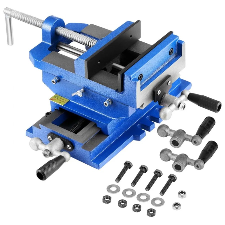 VEVOR X and Y Vise – 4" Jaw Width, 2 Way, 3.5" Max Jaw