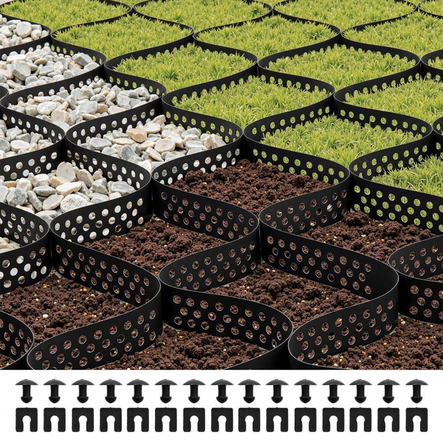 VEVOR Geo Grid for Gravel – 2 Inch, 32.81 Ft x 9.84 Ft