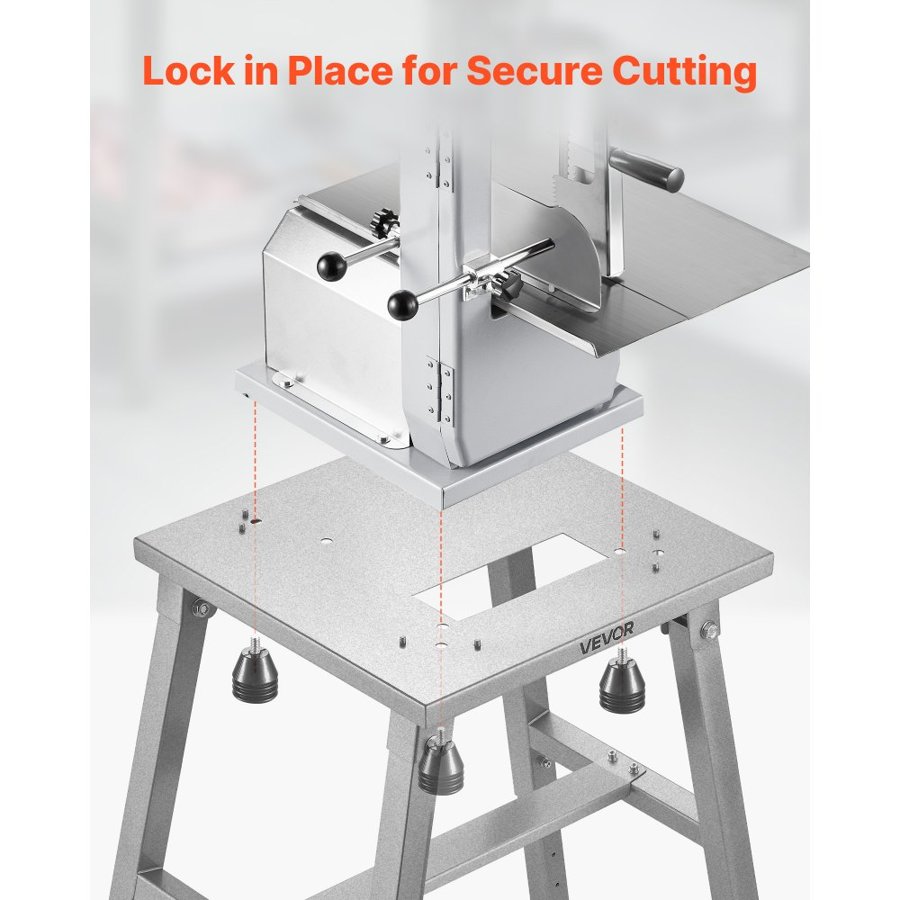 VEVOR Bandsaw Stand – 7-Level Height, Fits BS-130 & BS-250