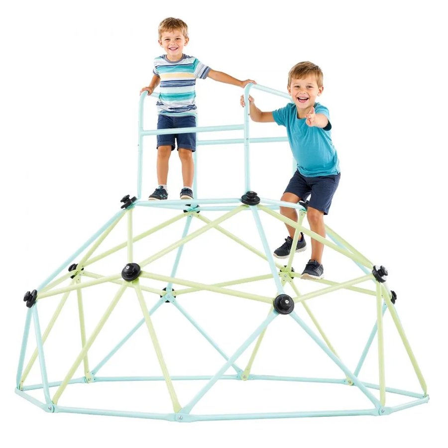 VEVOR Climbing Dome, 183cm Geometric Dome Climber for Kids, 270kg Loading Indoor/Outdoor Jungle Gym Playground, Easy-Assembly Backyard Climbing Play Equipment for Boys Girls 3 to 10 Years Old