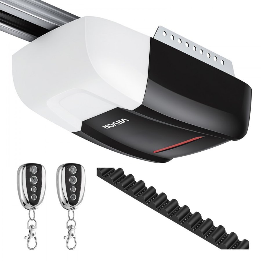 VEVOR Belt Drive Garage Door Opener – 1000N, 2 Remotes