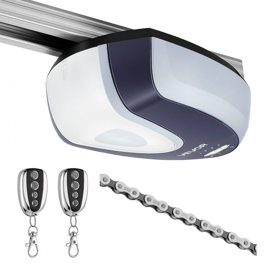 VEVOR Chain Garage Door Opener – 600N, 4-Section Rail