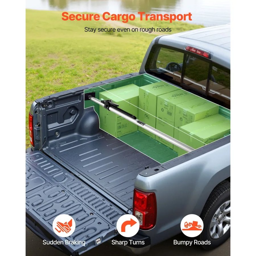 VEVOR Adjustable Cargo Bar – 59-73 Inch, Sturdy & Durable