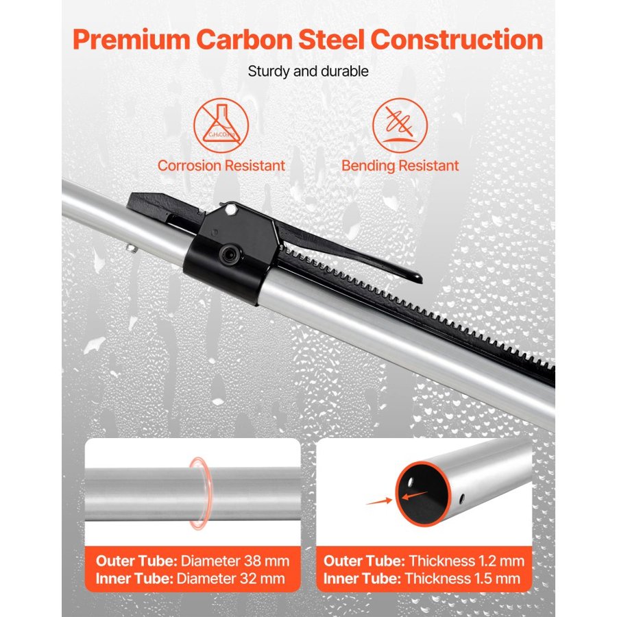 VEVOR Adjustable Cargo Bar – 59-73 Inch, Sturdy & Durable