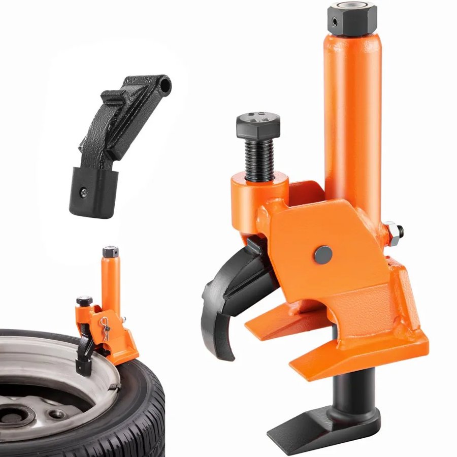 VEVOR Manual Tire Bead Breaker, 96.5-106.7 mm Tires Changer Tool with Rubber Pad, Protect Aluminum Alloy Hubs, Easy-Operated Tire Repair Tool for ATVs/UTVs, Tractors, Trucks, Cars, Heavy Duty Tires
