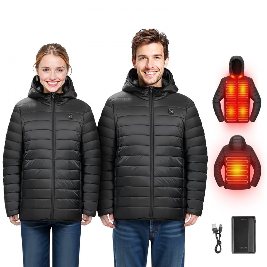 VEVOR Women's Heated Jacket with Battery Pack - 8000mAh