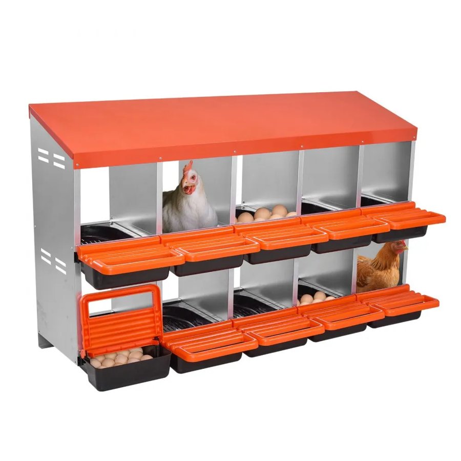 VEVOR Chicken Metal Nesting Boxes – CNB-10, 10.4 in Wide
