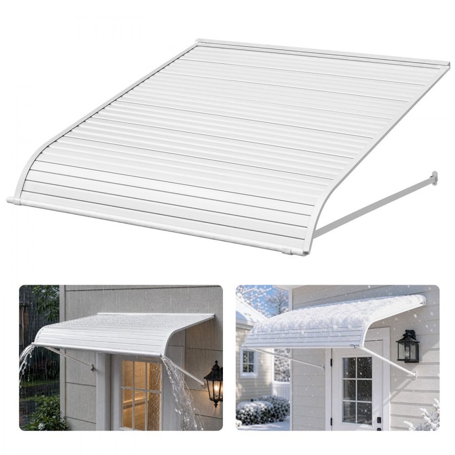 VEVOR Aluminum Window Awnings​— 0.6mm Aluminum Sheets