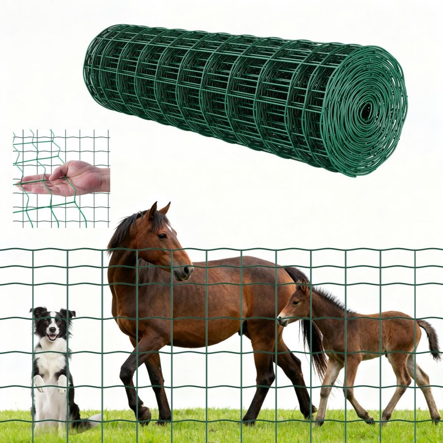 VEVOR Farm Wire Fencing – 39×787.4 Inches Roll, 2.1 mm Steel