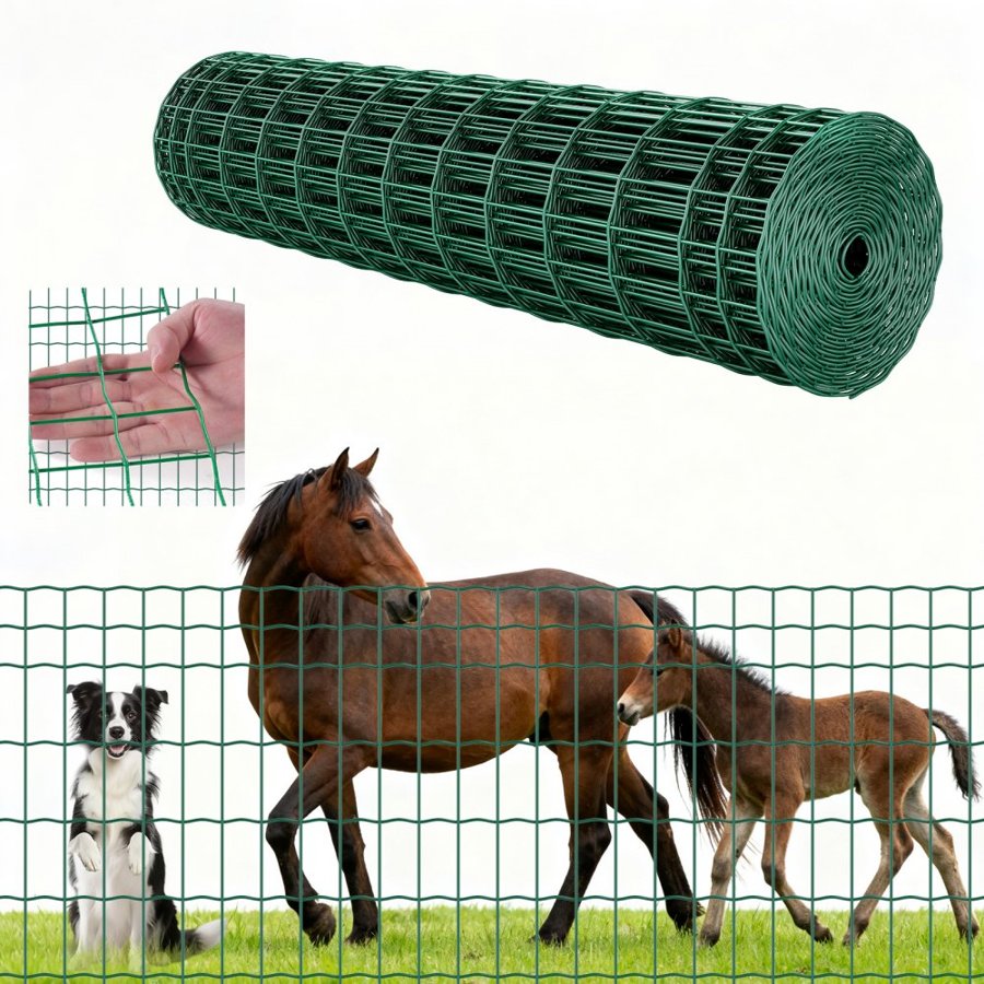 VEVOR Galvanized Steel Wire Fencing – 47" × 984", 2x4 Mesh