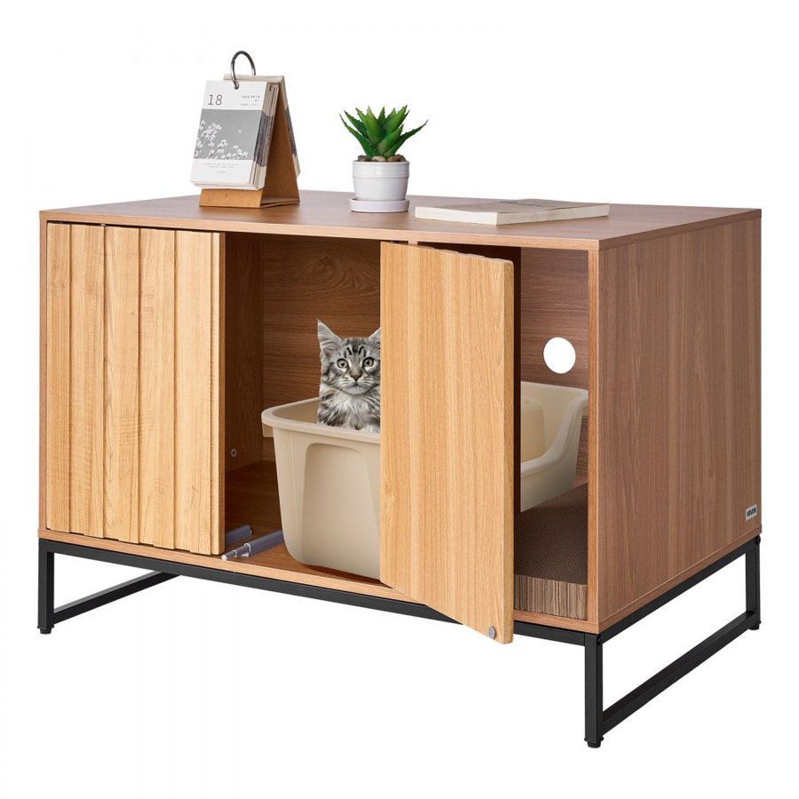 VEVOR Cat Furniture Litter Box Enclosure – 31.5" Cabinet