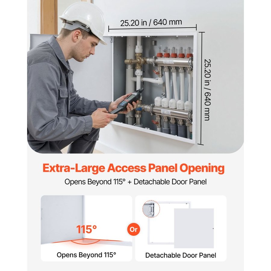 VEVOR Access Panel for Drywall – 64x64 cm Galvanized Steel