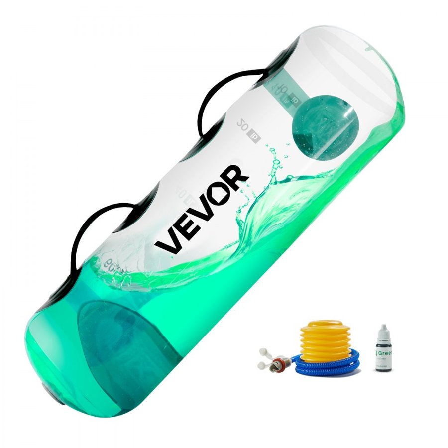 VEVOR Water Weights Aqua Bag, Large Aqua Bags for Workout, 22.68 kg Adjustable Portable Stability Fitness & Full Body Exercise Equipment, for Strength Core and Balance Training, Home Gym Exercise