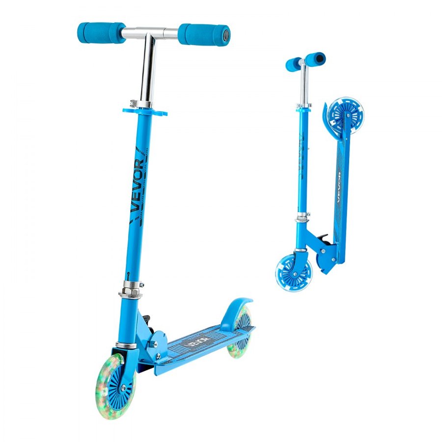 VEVOR Blue Kick Scooter – 2-Wheel, Ages 3+, 110 lbs