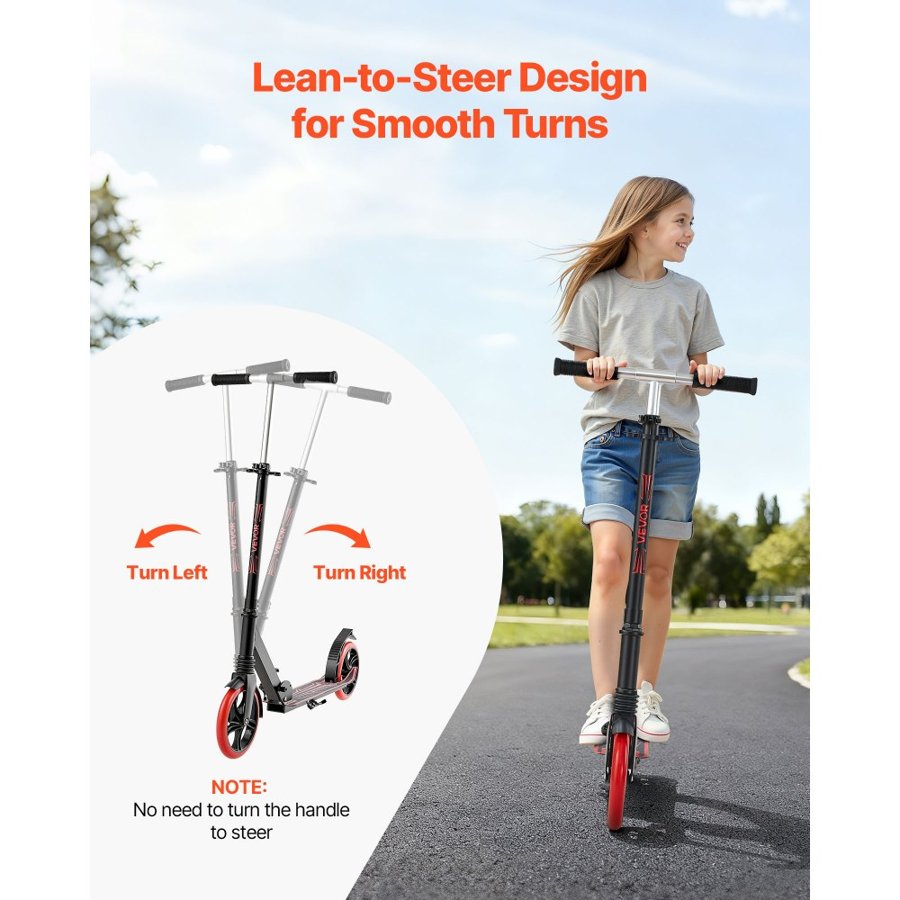VEVOR Kids Kick Scooter – 220 lbs, 8-inch