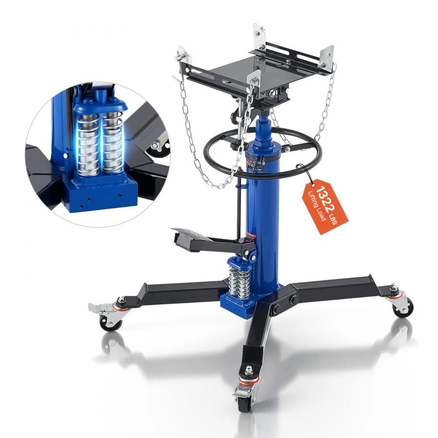VEVOR Telescopic Transmission Jack – 1322 Lbs, 34.6–69.3 In