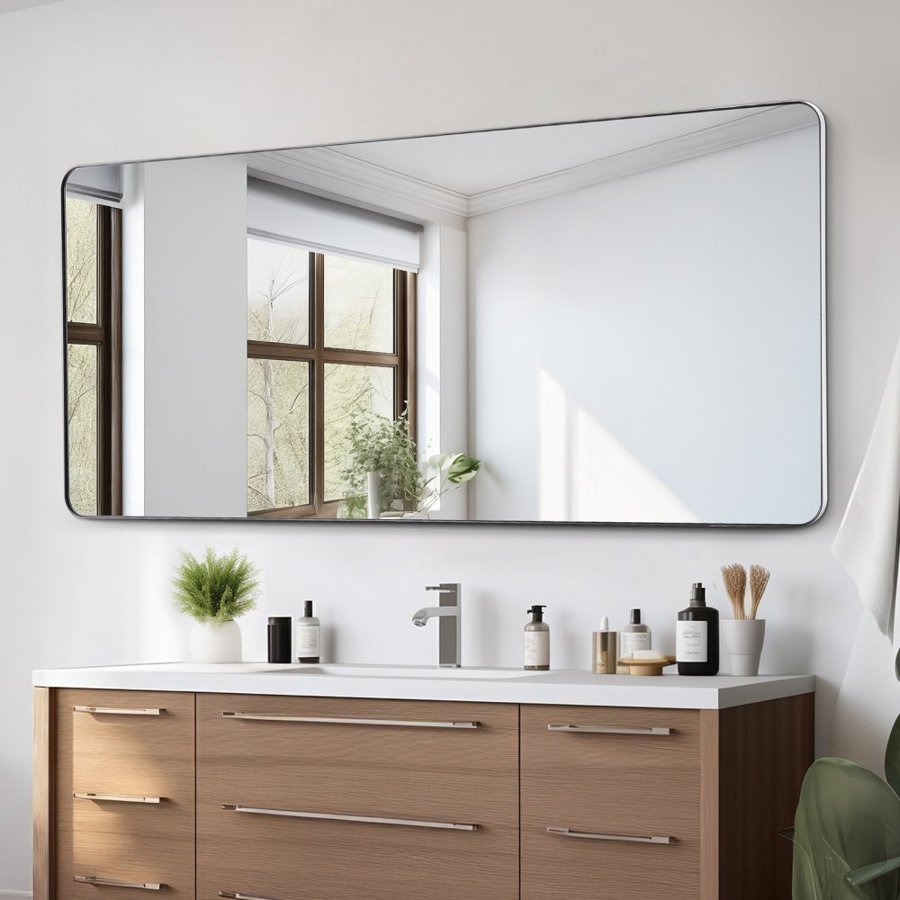 VEVOR 32 x 72 Mirror –  0.15 Inch, 32 x 72 Inch, Z Shaped