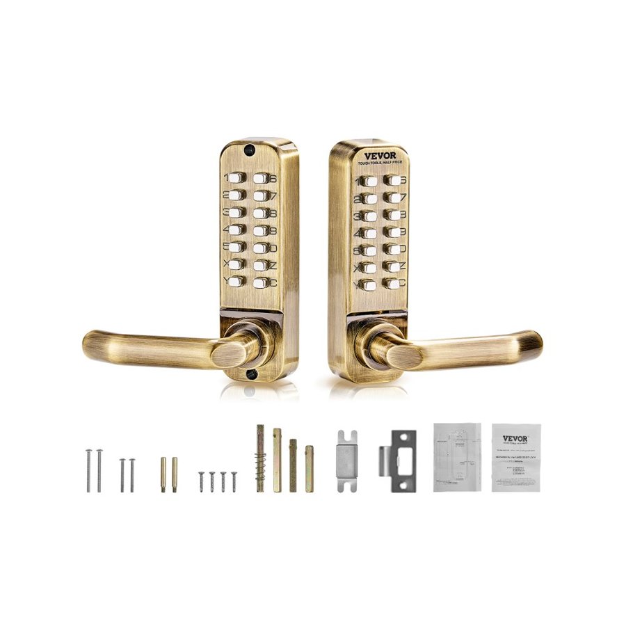 VEVOR Mechanical Keyless Entry Door Lock – 14-Key Pad