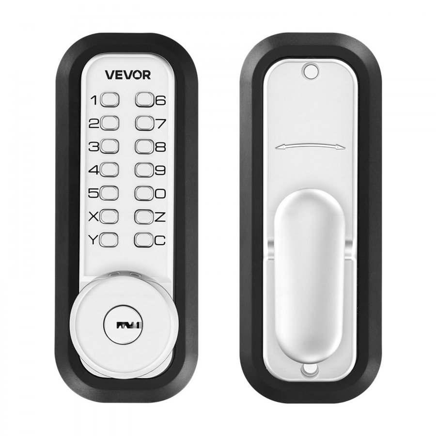 VEVOR Mechanical Push Button Door Lock – 1.4 to 2.5 Inches