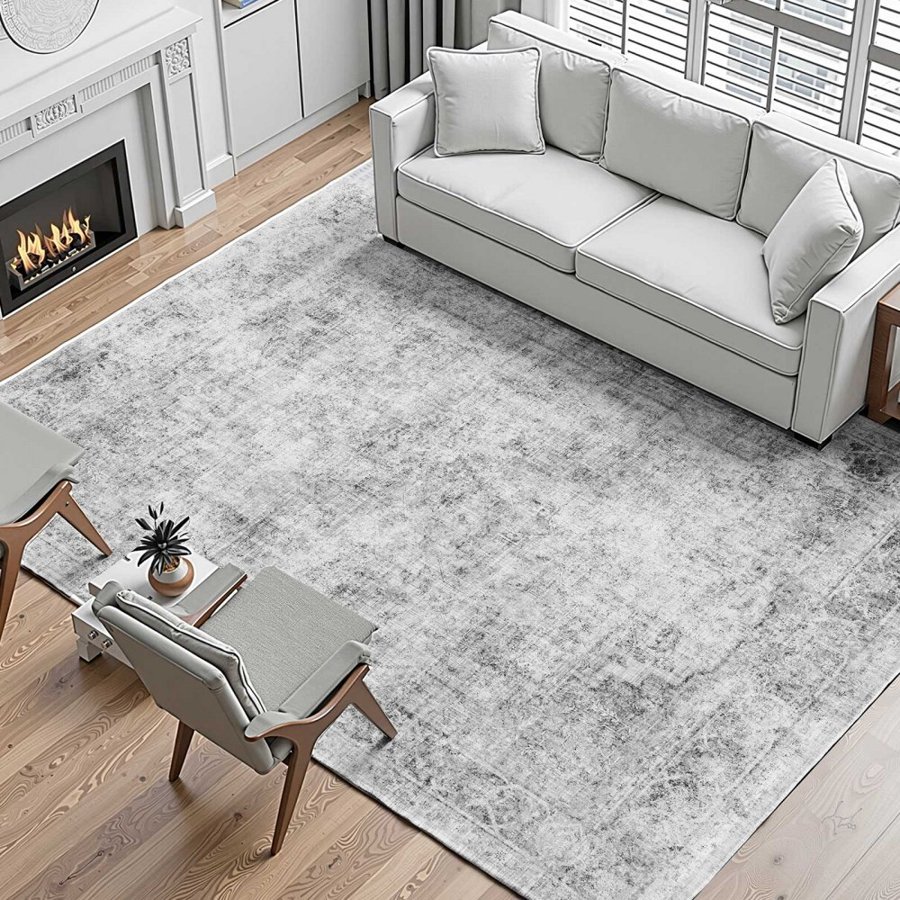 VEVOR 9ft x 12ft Rug - 6mm Thick, 25.13 Lbs, Non-Slip