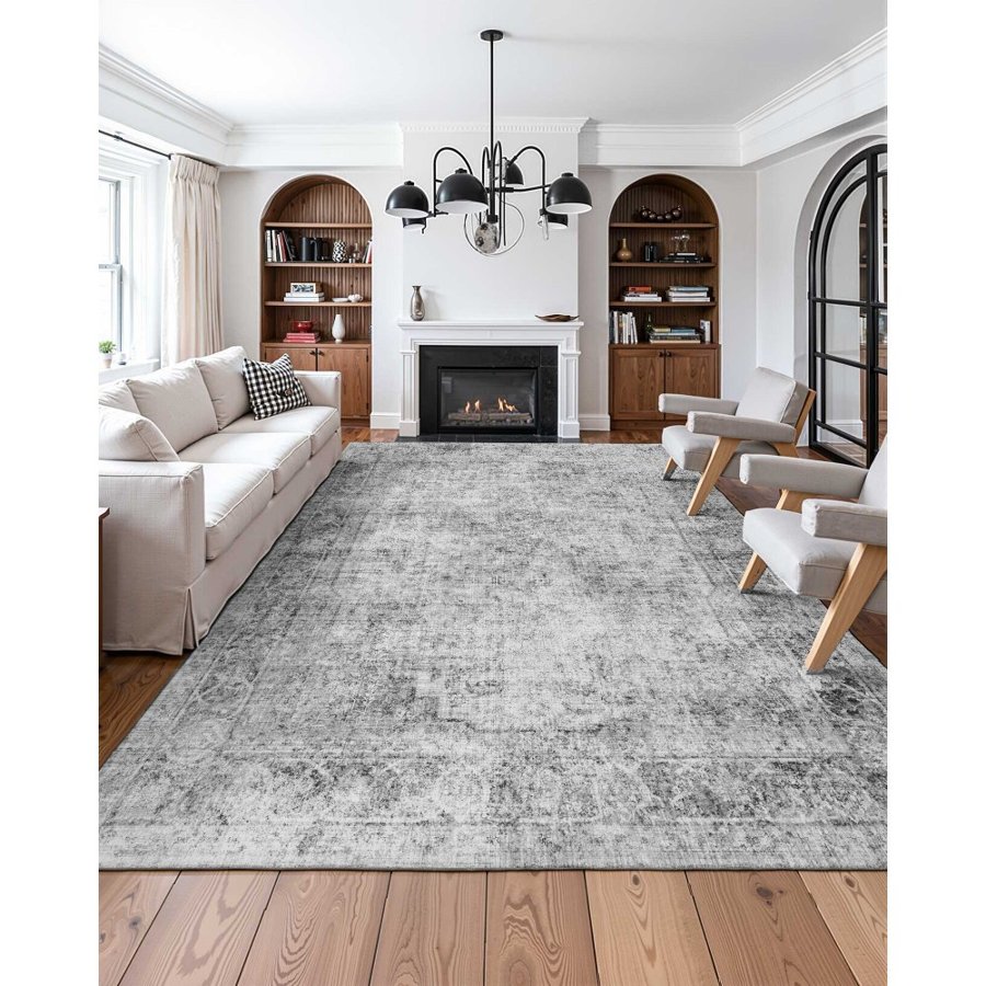 VEVOR 9ft x 12ft Rug - 6mm Thick, 25.13 Lbs, Non-Slip