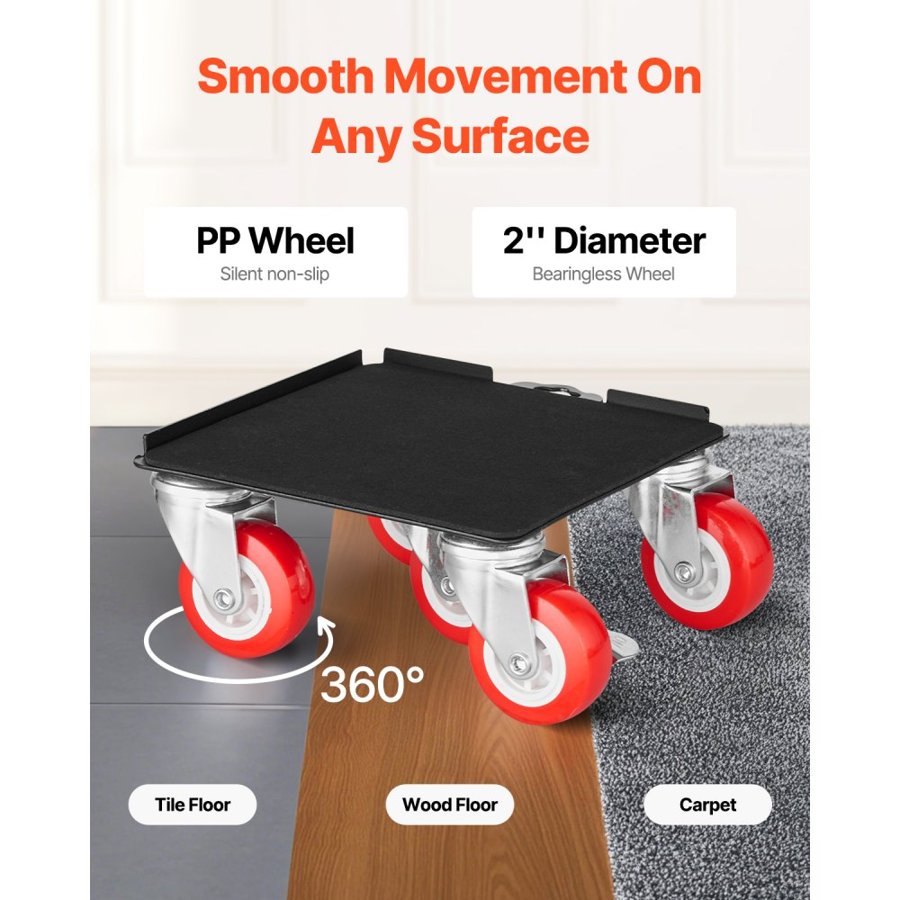 VEVOR Furniture Moving Kit With Slider And Lifter – 3474 Lbs