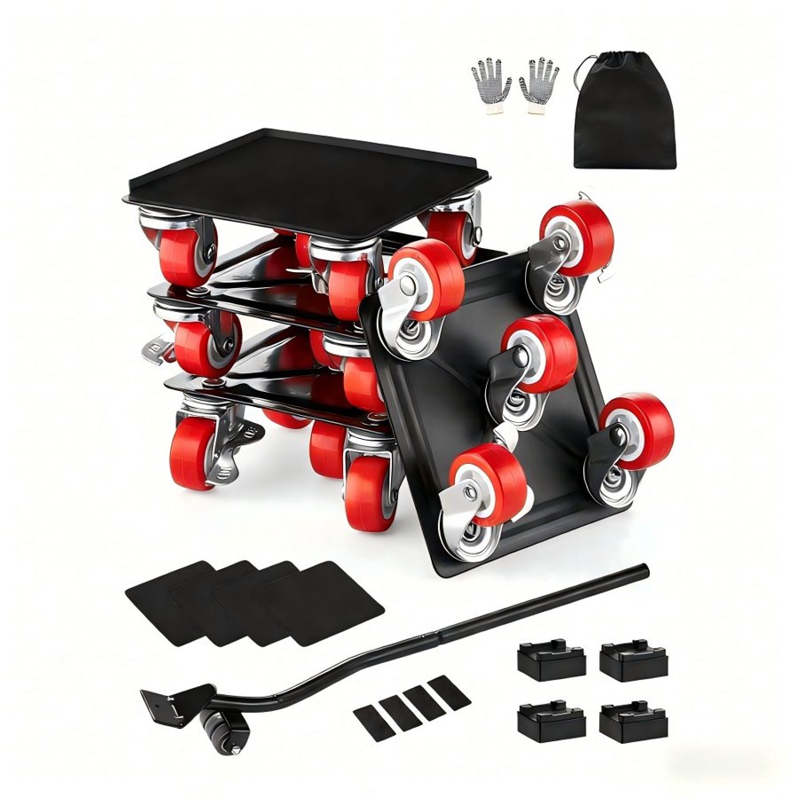 VEVOR Furniture Slide Movers – 1200 lbs, 5 Swivel Wheels