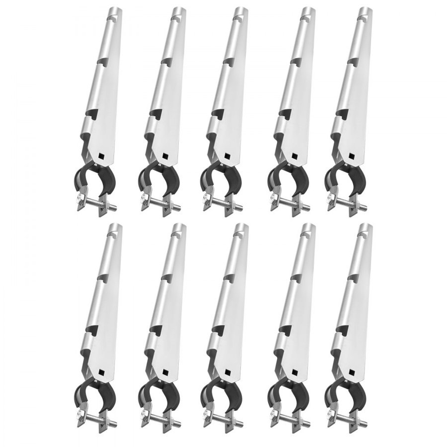 VEVOR Chain Link Barbed Wire Arm – 14.8" Extender, 10 Pack