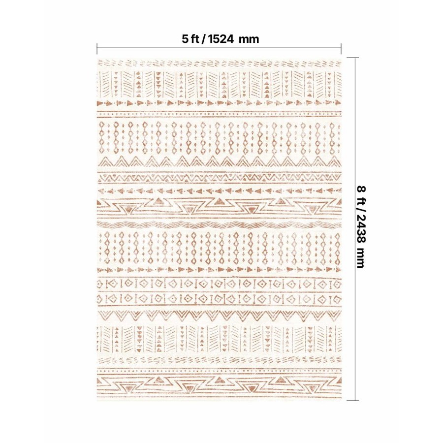 VEVOR Area Rug, 5 x 8 ft Large Washable Rug, Non-Slip and Tear-Resistant Soft Carpet, Pet & Child Friendly Modern Area Rugs, Indoor Mat for Bedroom, Office, Living Room, Kids Room, Entryway, Beige
