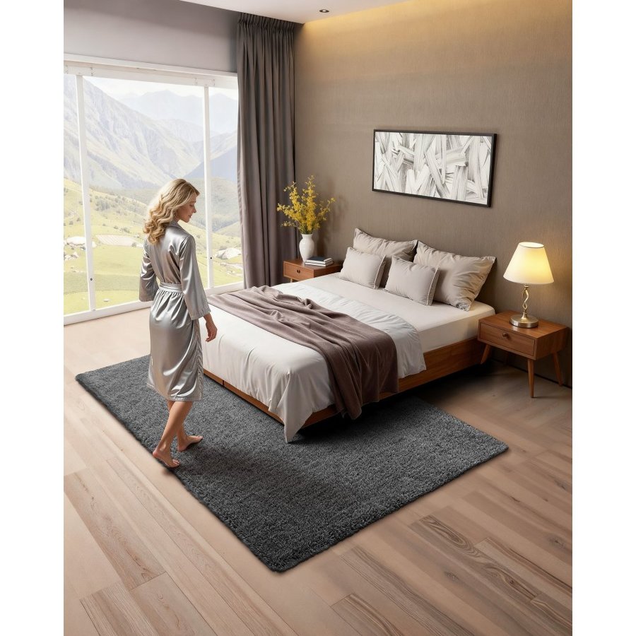 VEVOR 5x8 Foot Rug – 35mm Plush Shag, 6 x 9 ft/1.83 x 2.74m