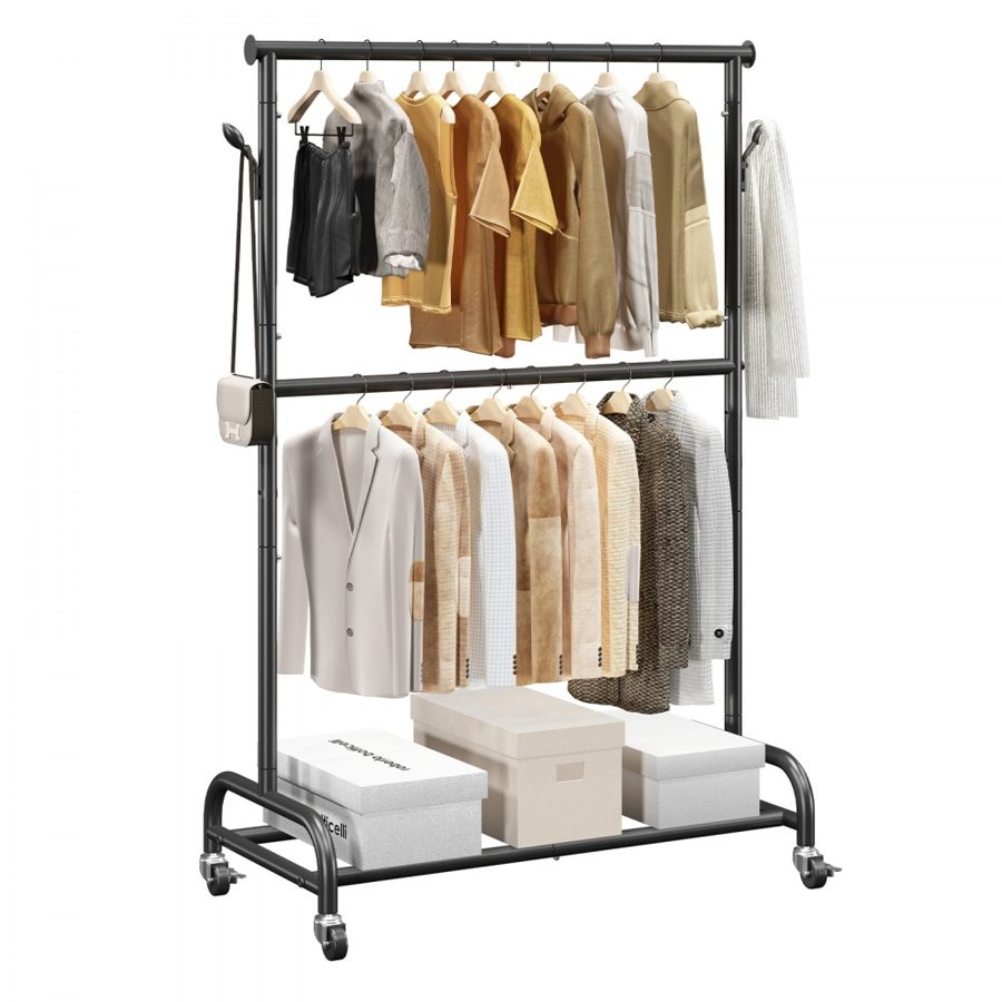 VEVOR Clothing Garment Rack – 150 LBS, 106.5 cm, 360°